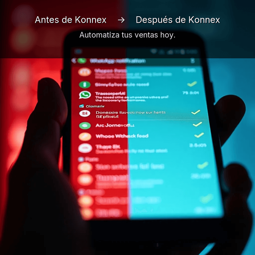 Antes y despues de usar Konnex 24/7